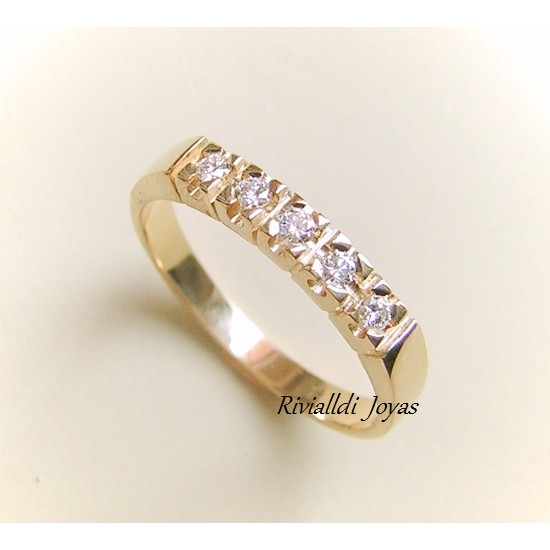 Anillo de outlet compromiso 7 piedras